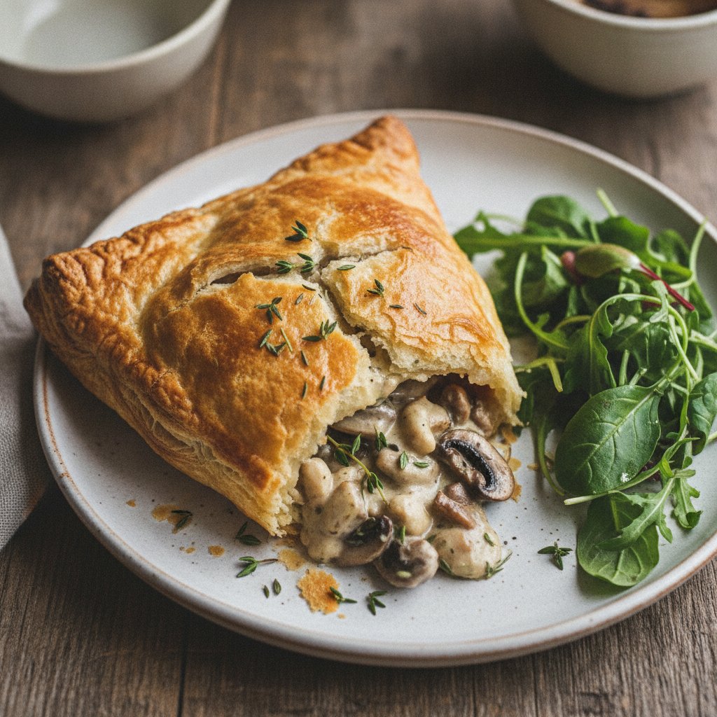 Mushroom and Herb Pastry Pie