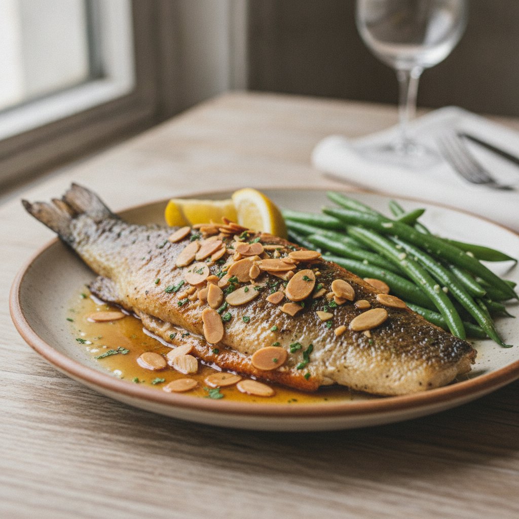 Grilled Trout with Almonds (Gluten-Free)