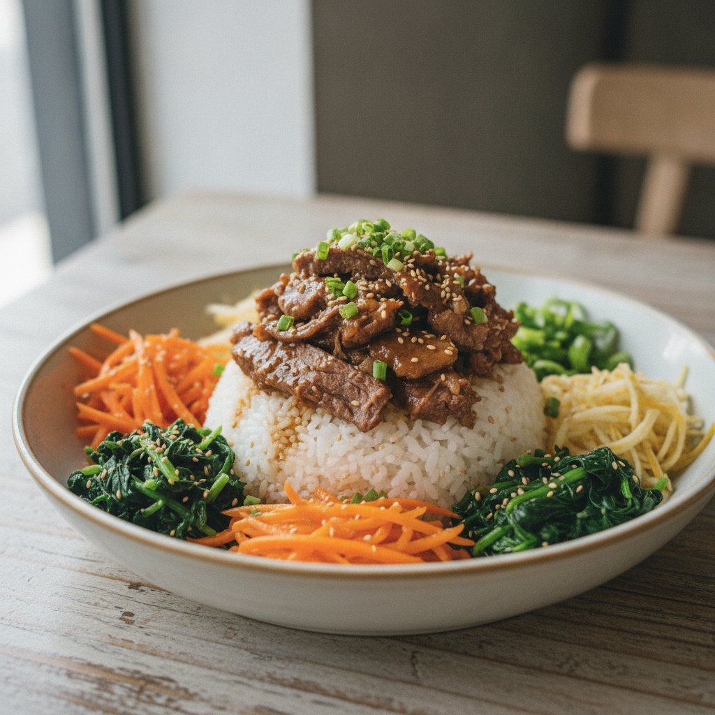 Beef Short Rib Rice Bowl (Low-Chol)