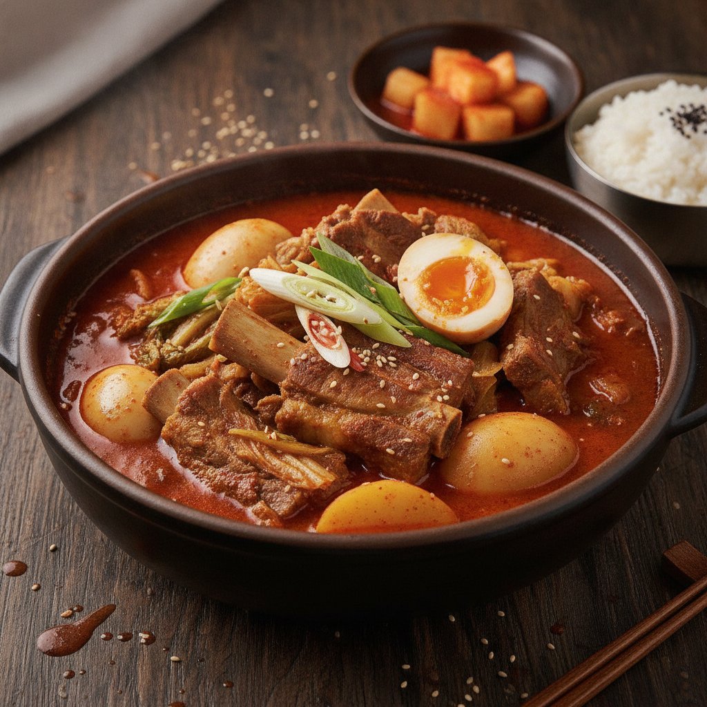 Spicy Pork Bone Stew (High-Protein)
