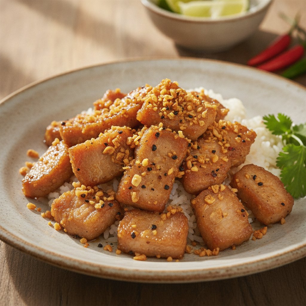 Garlic Pepper Fried Pork