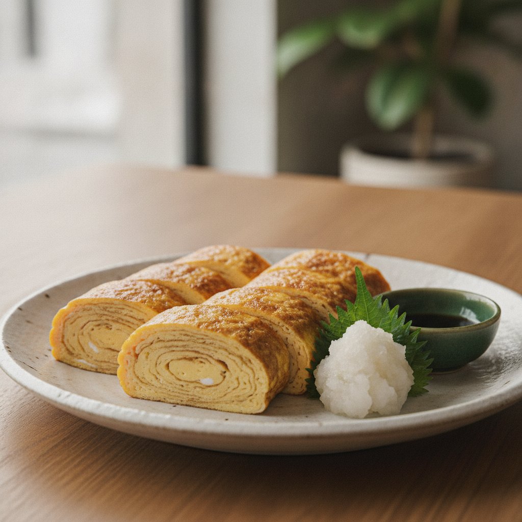 Rolled Sweet Egg Omelet (Low-Calorie)