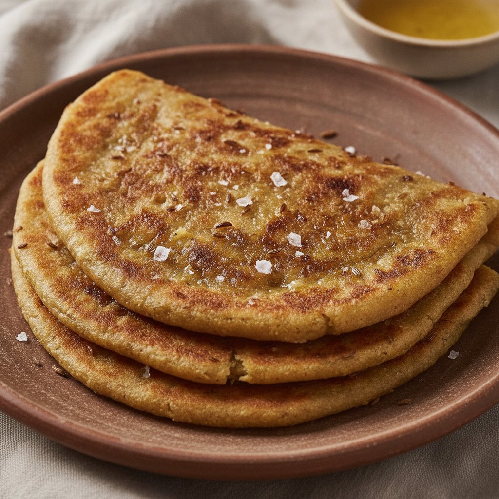 Layered Flatbread with Ghee (Keto)