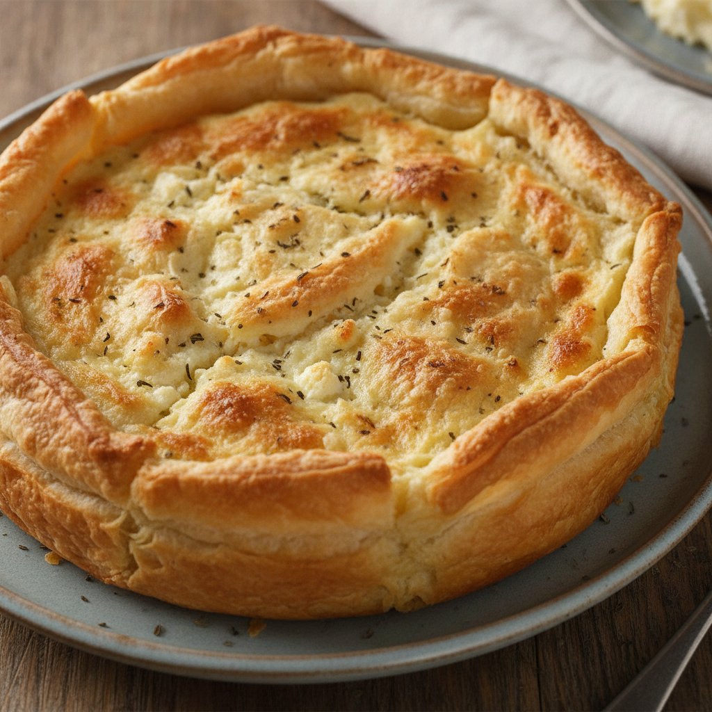 Baked Cheese Pie (No-Chop)