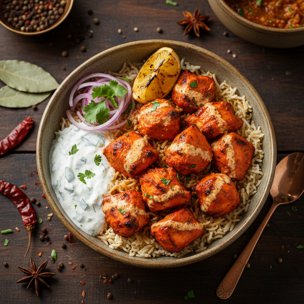 Chicken Tikka Rice Bowl