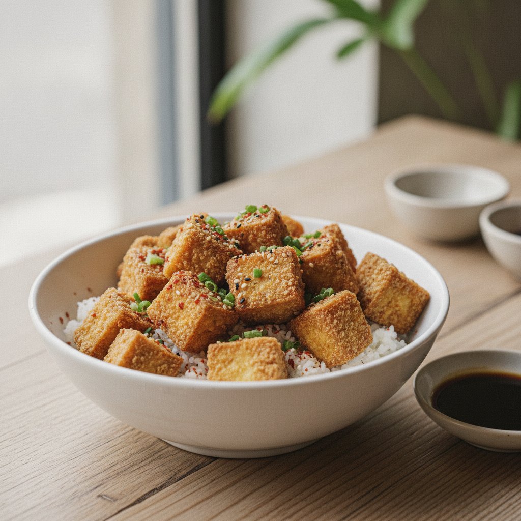 Crispy Fried Tofu Plate