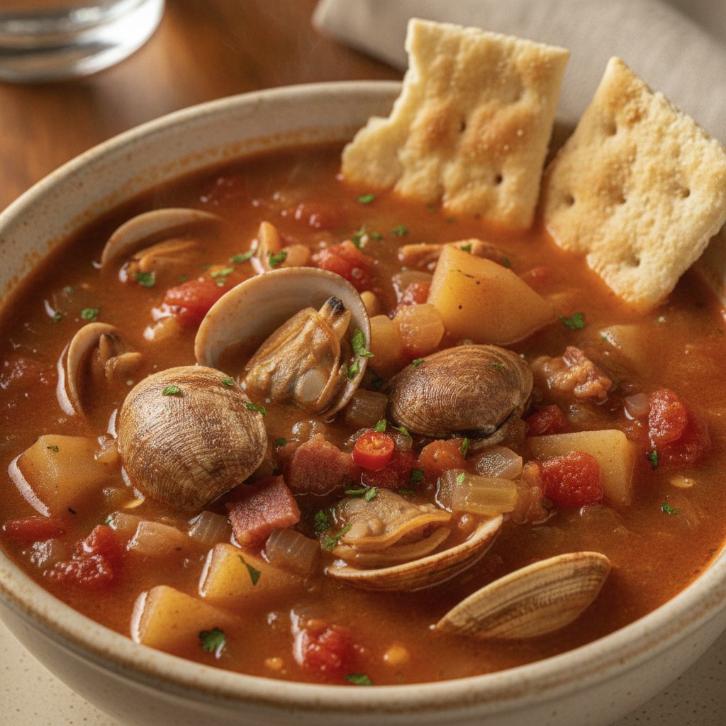 Minorcan clam chowder