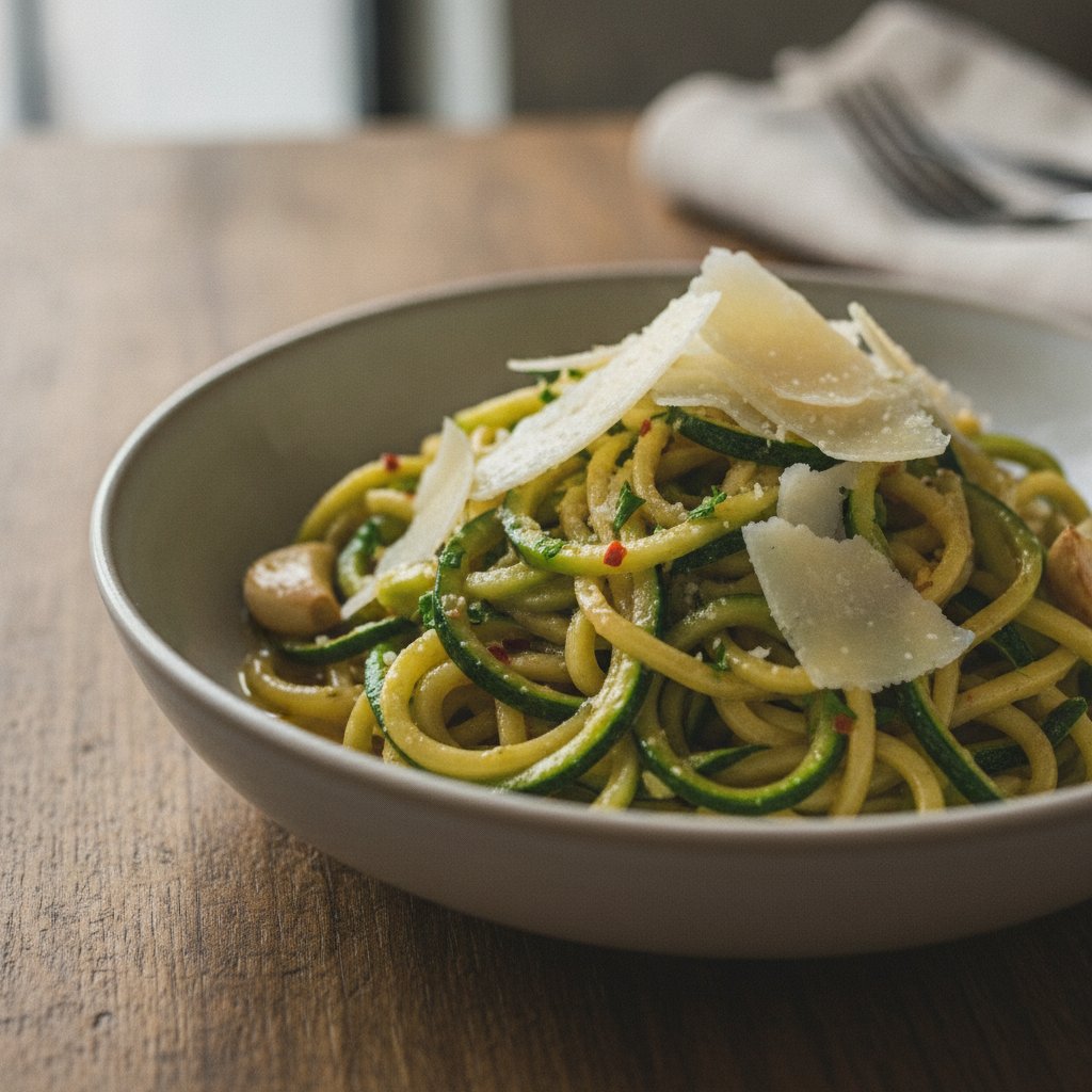 Garlic and Oil Noodles (Keto)