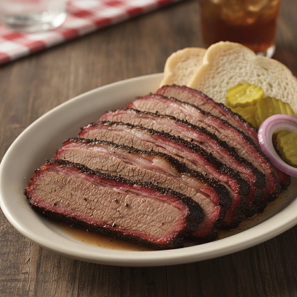 Texas smoked brisket