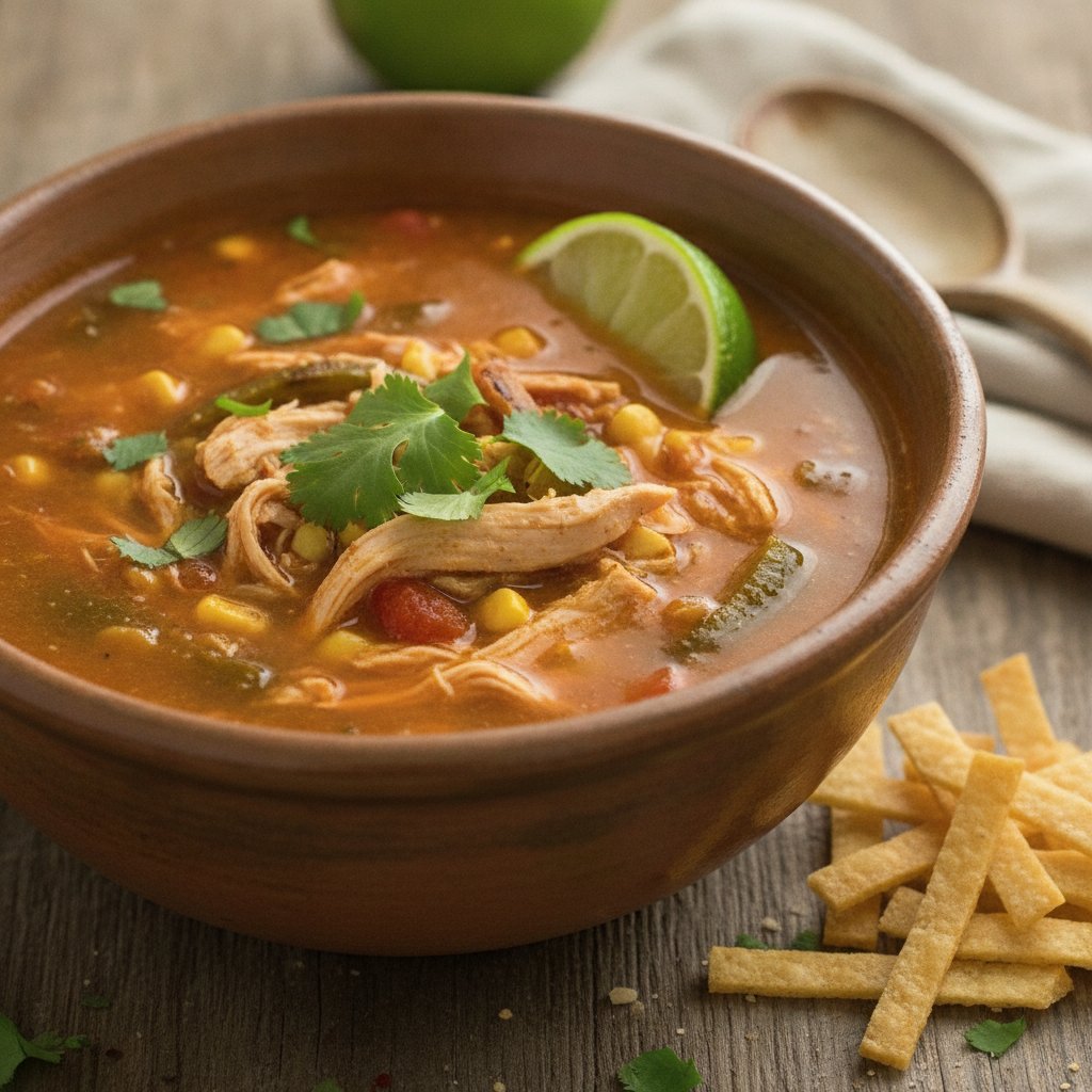 Tortilla Soup (Low-Calorie)