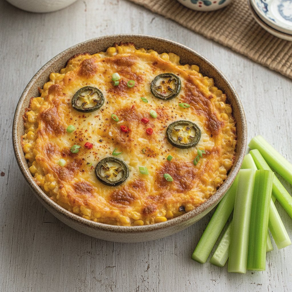 Roasted Corn and Cheese Dip (Keto)