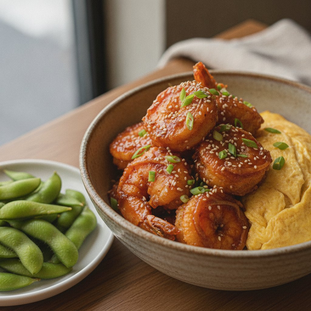 Korean Fried Shrimp (High-Protein)