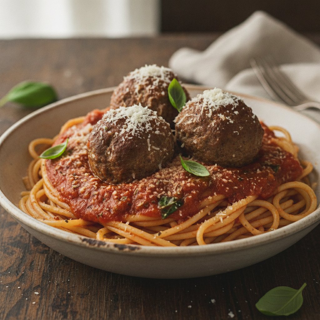 Spaghetti and Meatballs (Gluten-Free)