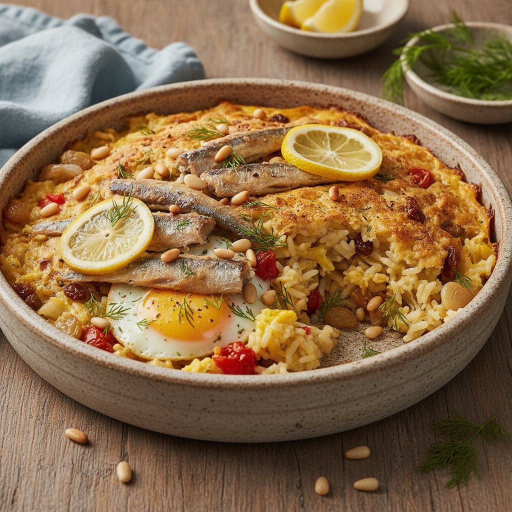 Anchovy Rice Bake (High-Protein)