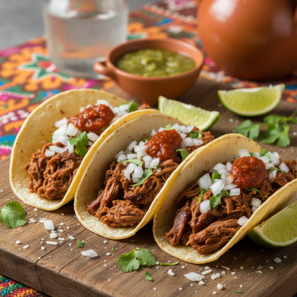 Tacos de Barbacoa de Res