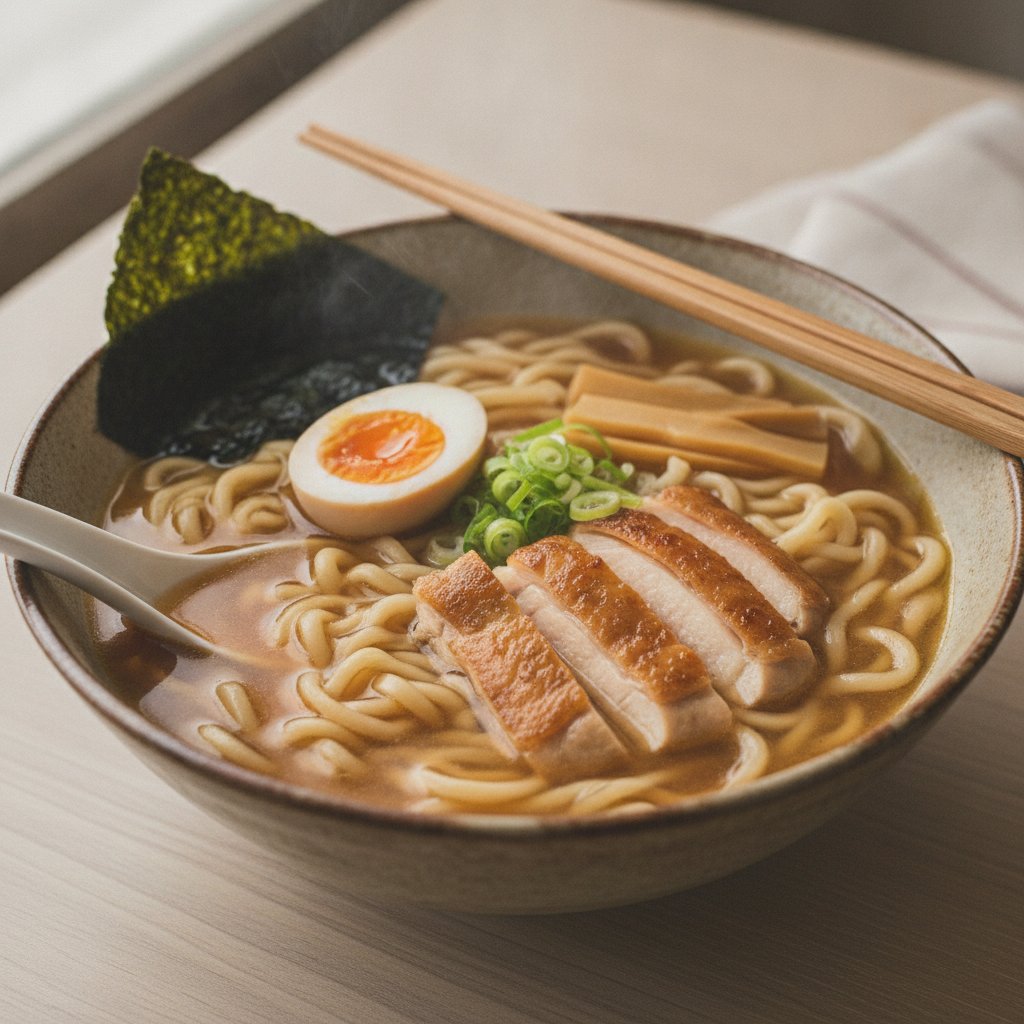 Soy Sauce Noodle Soup