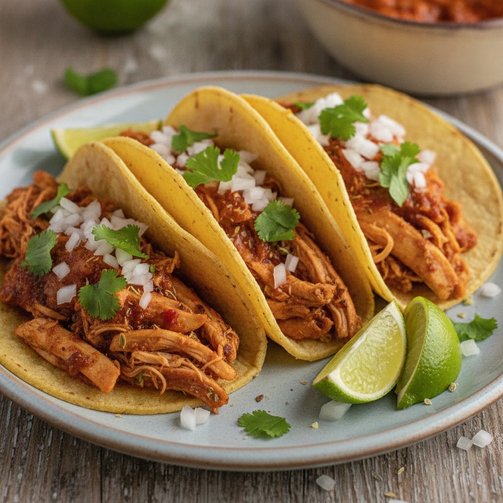 Shredded Chicken Tacos