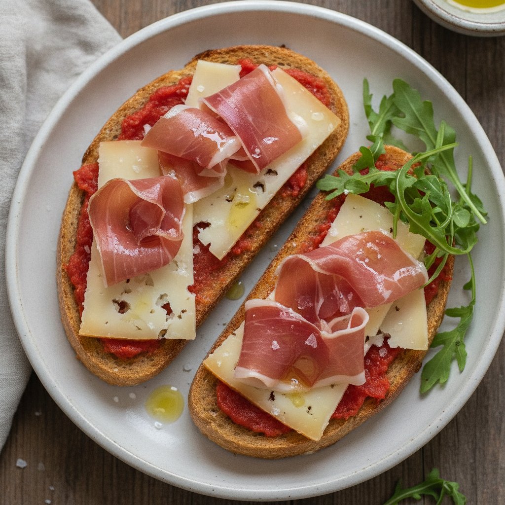 Spanish Cured Ham Sandwich (Gluten-Free)
