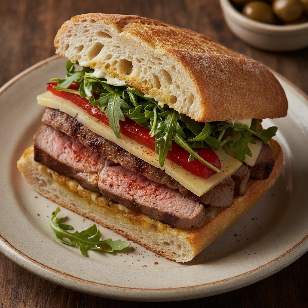 Spanish Steak Sandwich