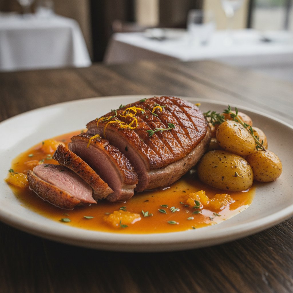 French Roast Duck Breast with Orange (Gluten-Free)