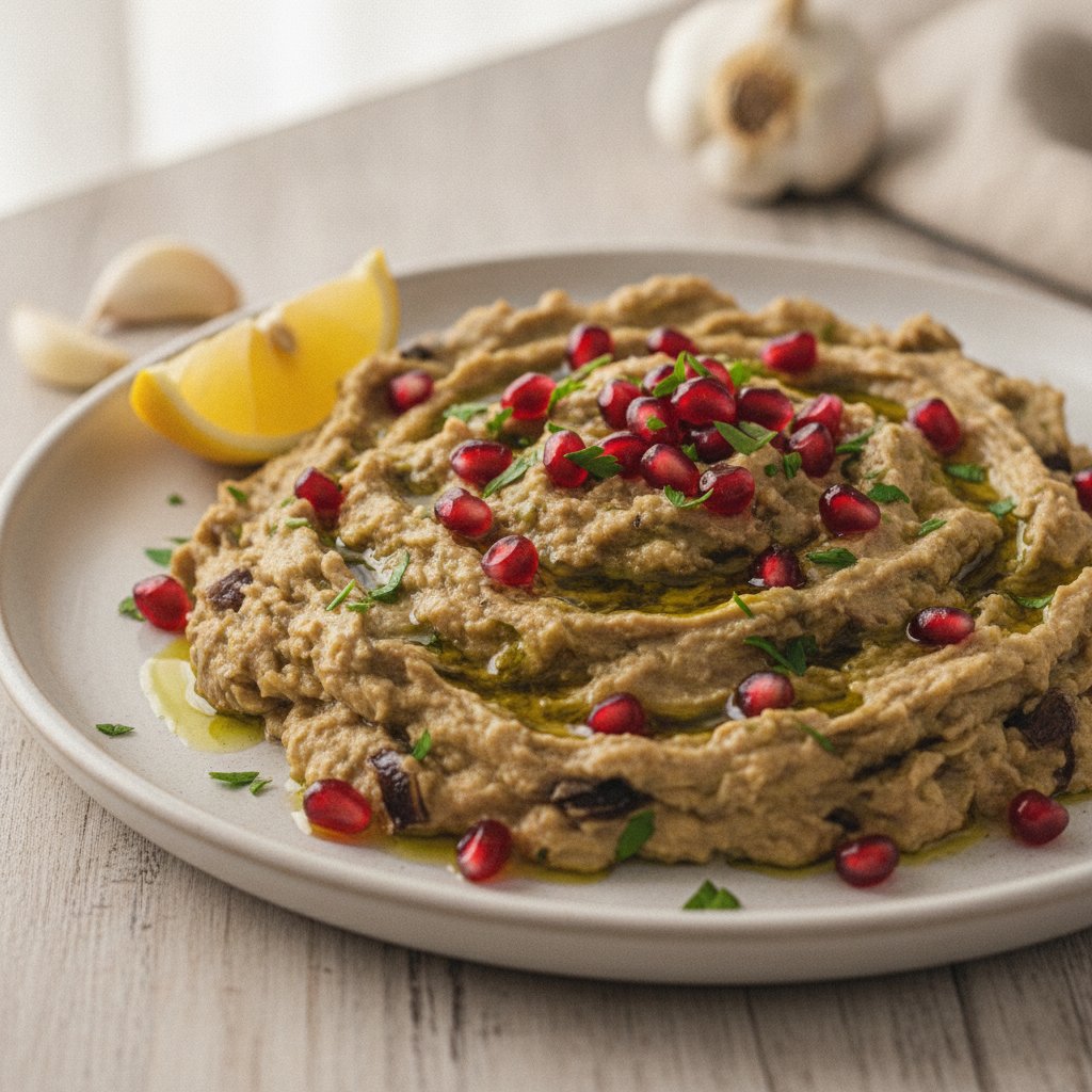 Mashed Eggplant Salad (Dairy-Free)