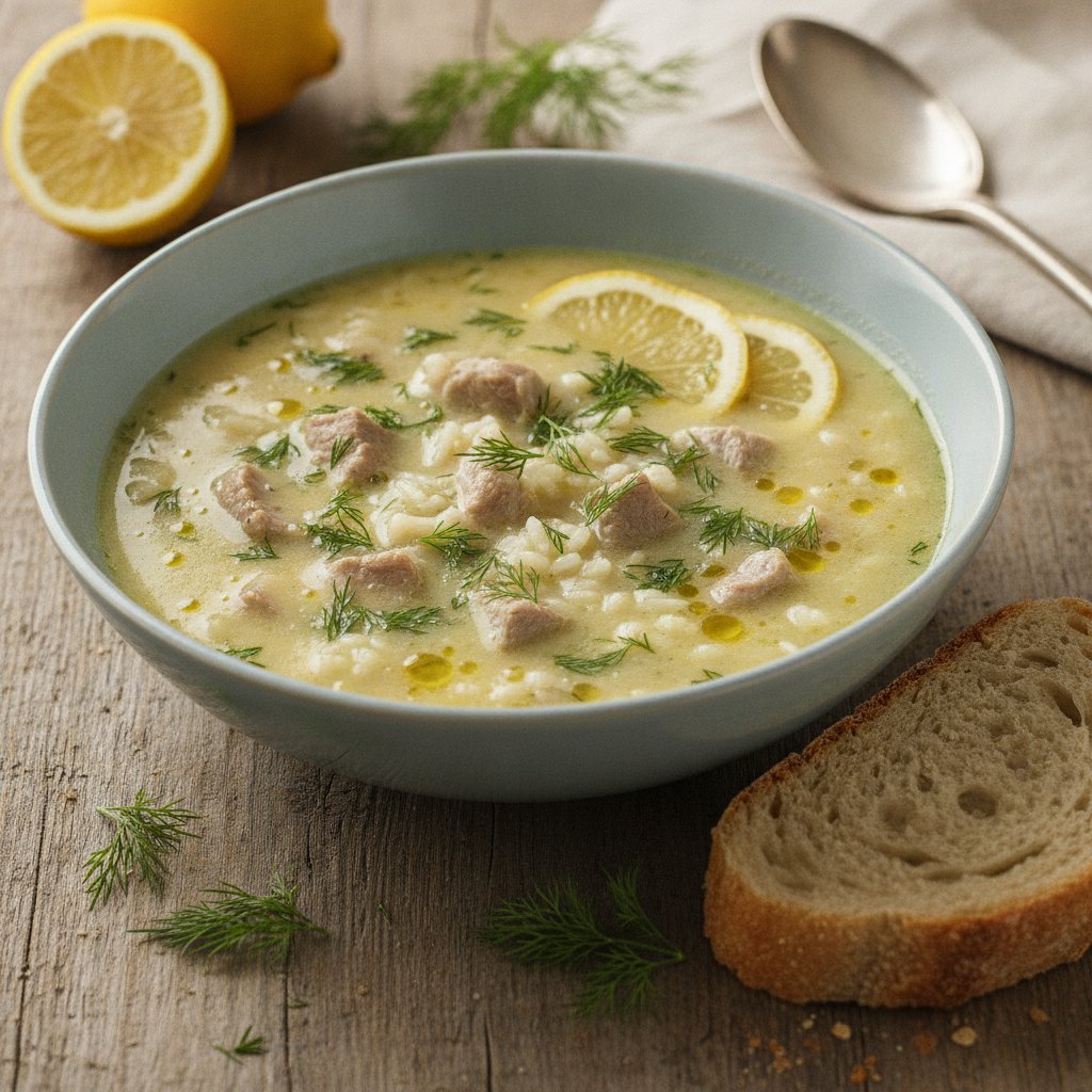 Greek Easter Lamb Soup (Low-Chol)