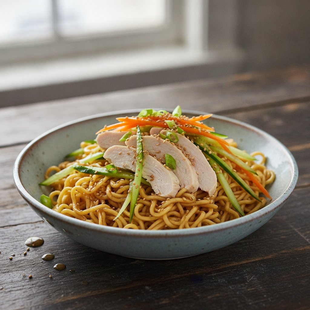 Chilled Egg Noodle Salad