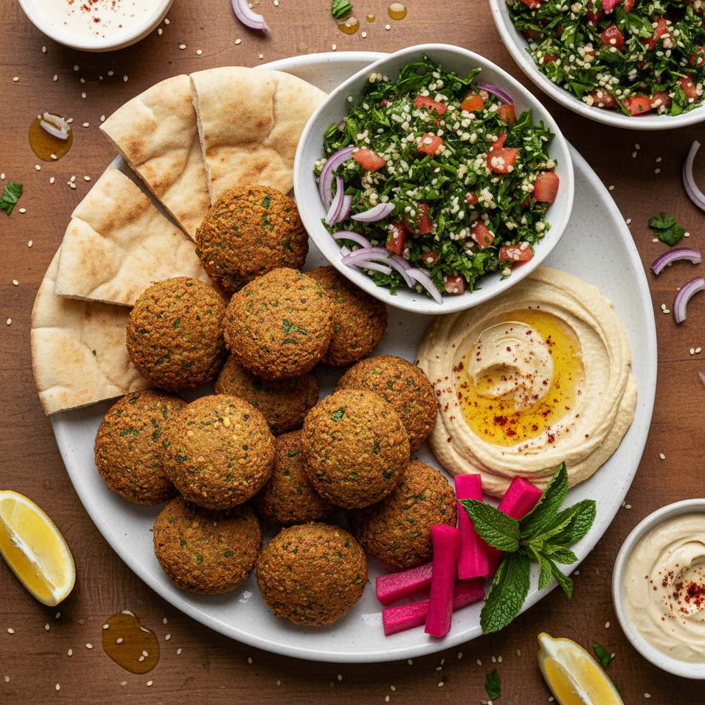 Chickpea Falafel Plate
