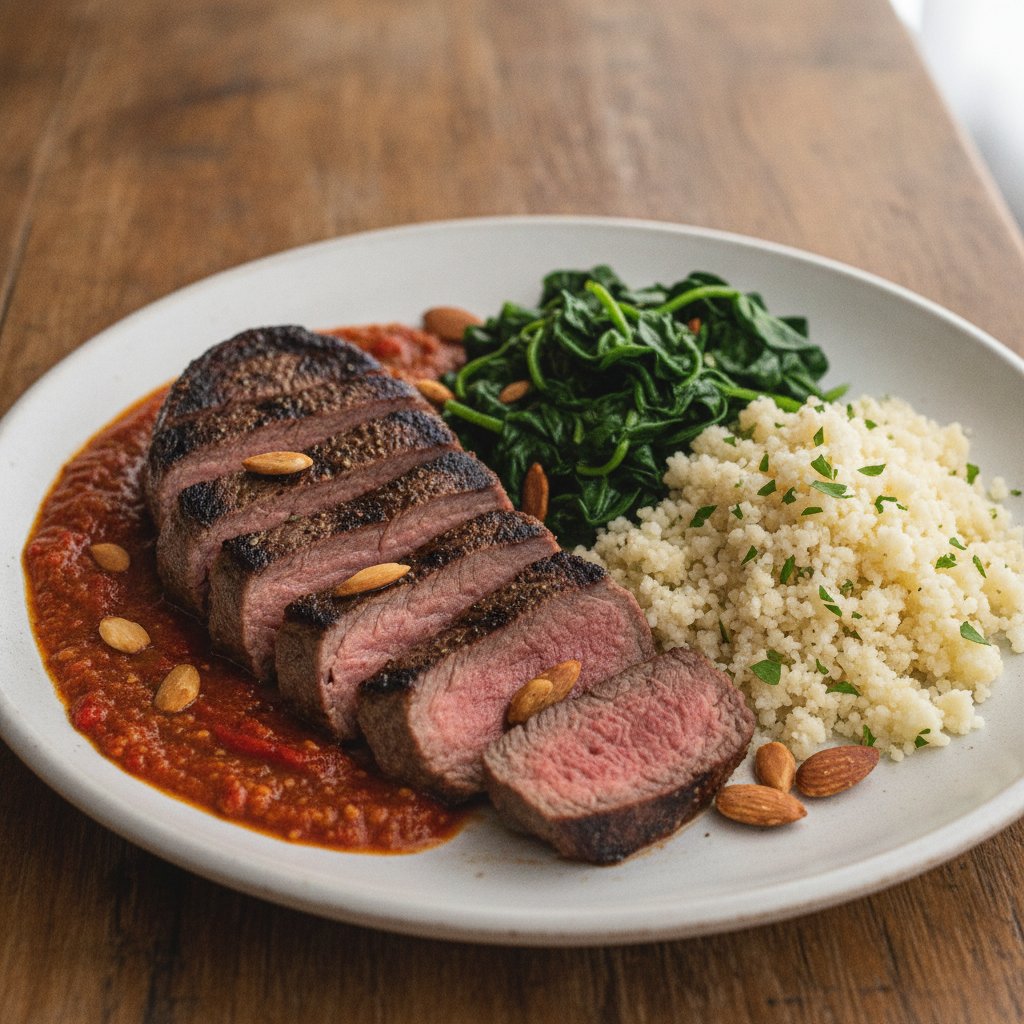 Grilled Beef Tenderloin with Sauce (Keto)
