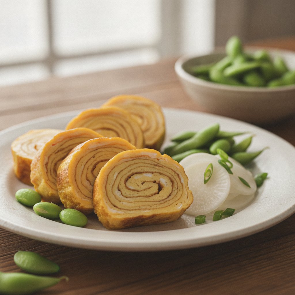 Rolled Sweet Egg Omelet (High-Protein)