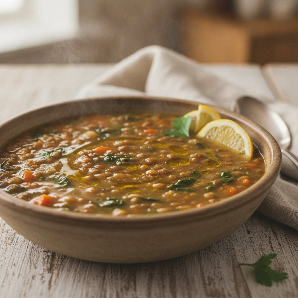Lentil and Spinach Soup