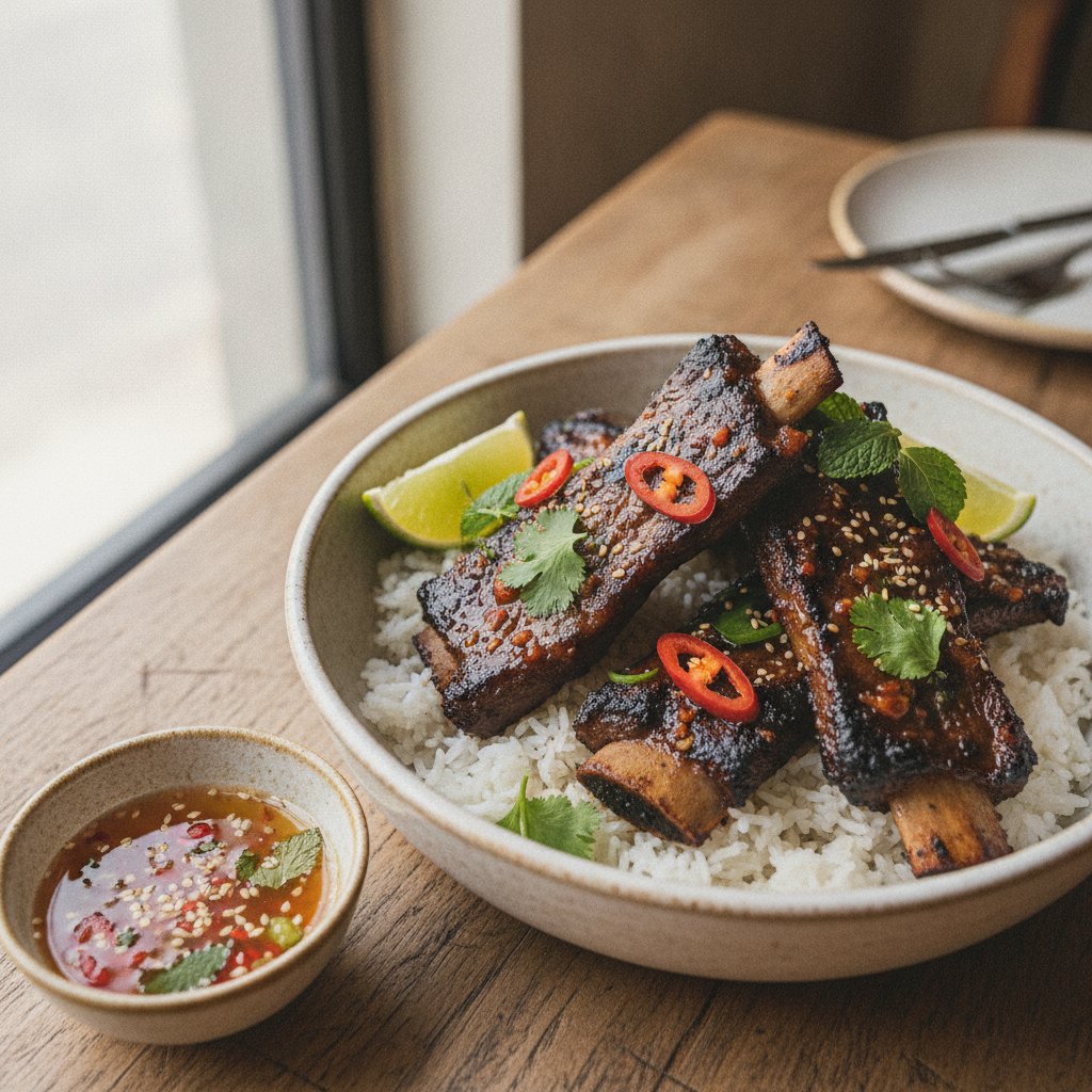 Grilled Beef Ribs with Chili Lime