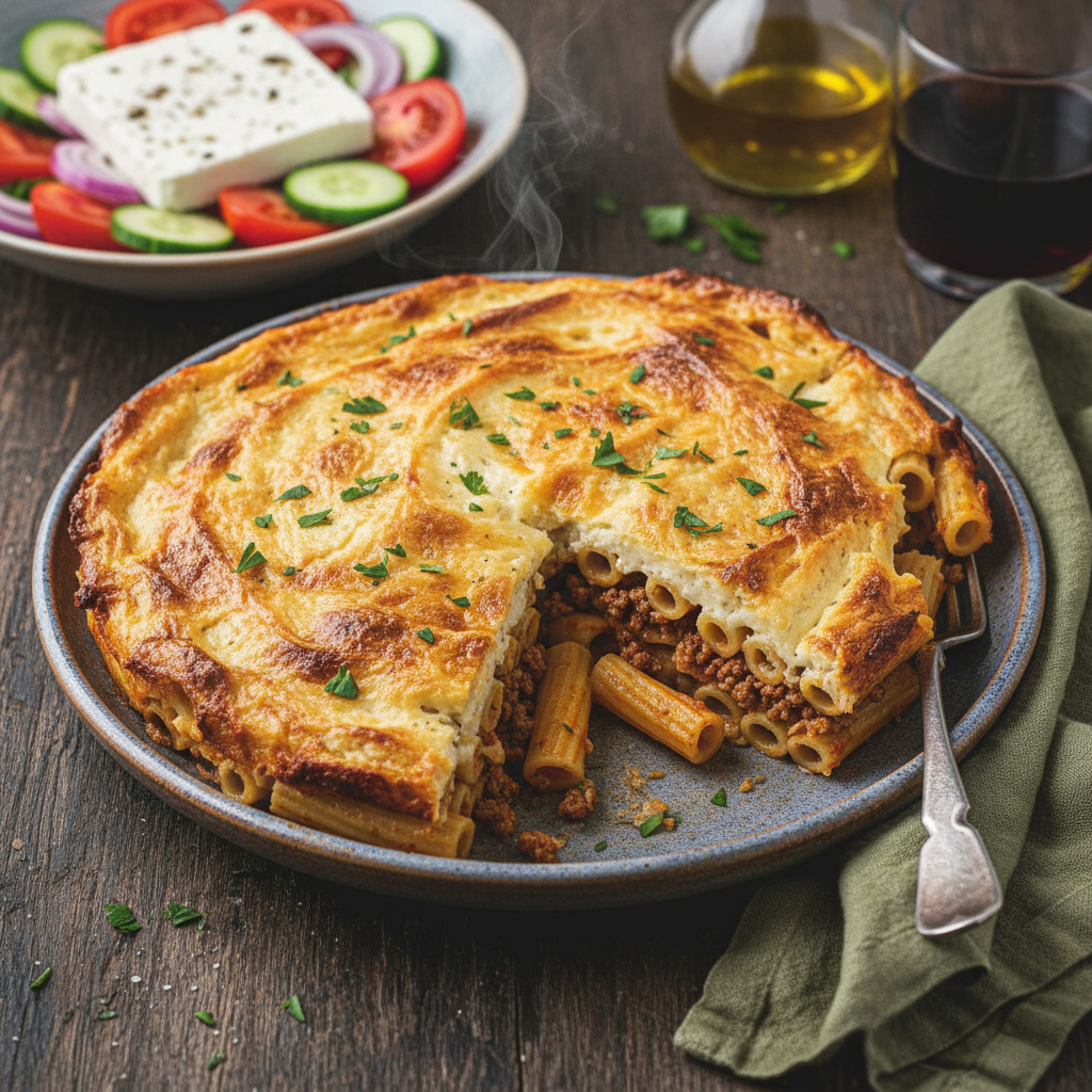 Greek Layered Pasta Casserole — Pastitsio