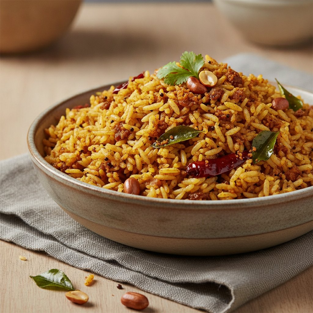 Tangy Tamarind Rice (Dairy-Free)
