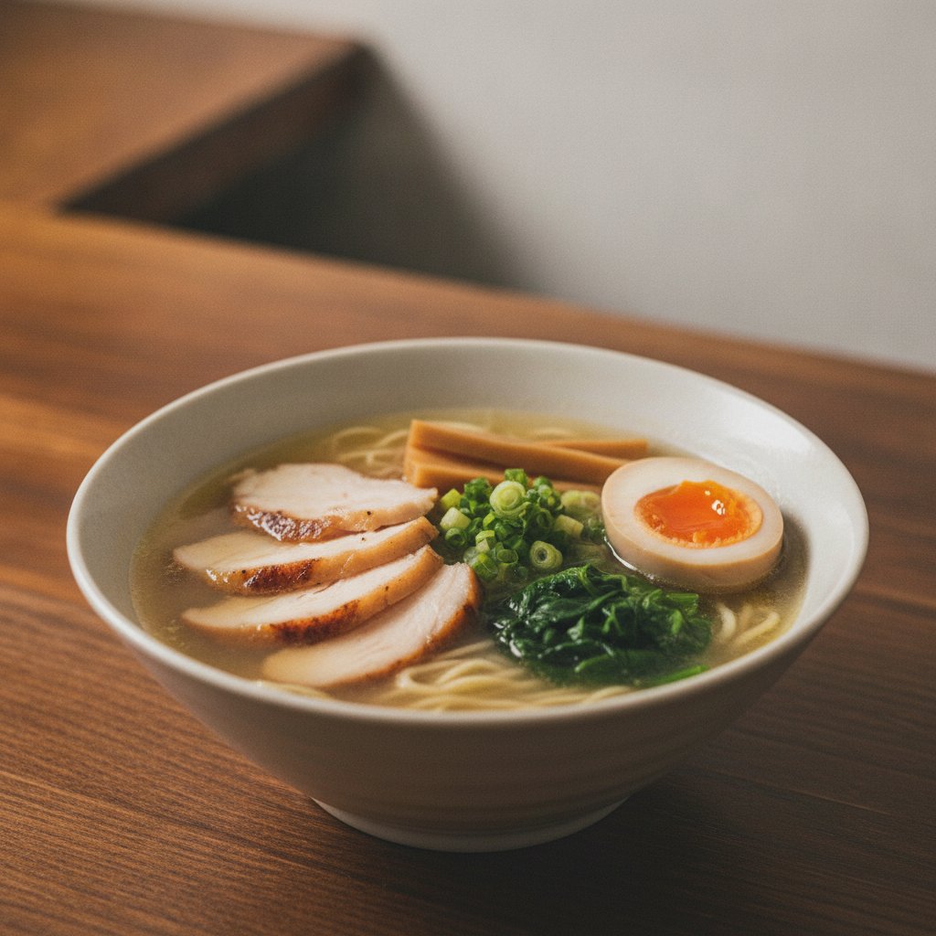Salt Flavored Noodle Soup