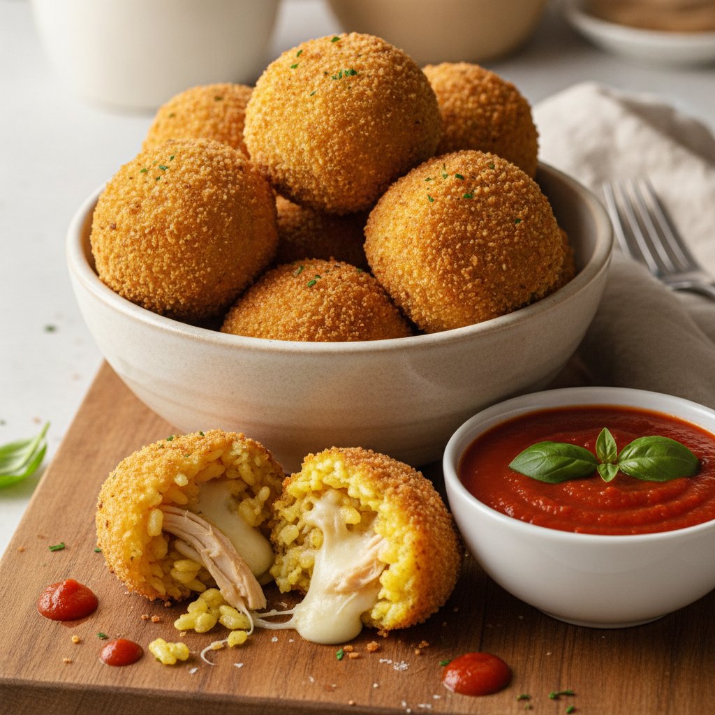 Baked Rice Balls