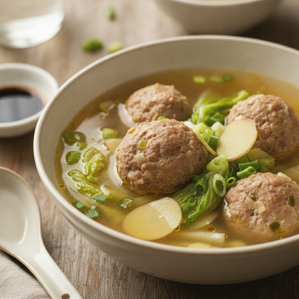 Pork Meatball Soup