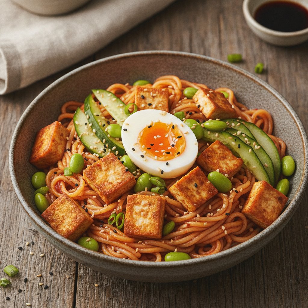Spicy Mixed Noodles (High-Protein)