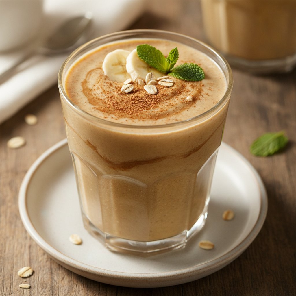 Banana Oat Breakfast Smoothie