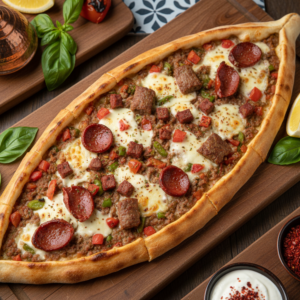 Kiymali Pide Meatlovers