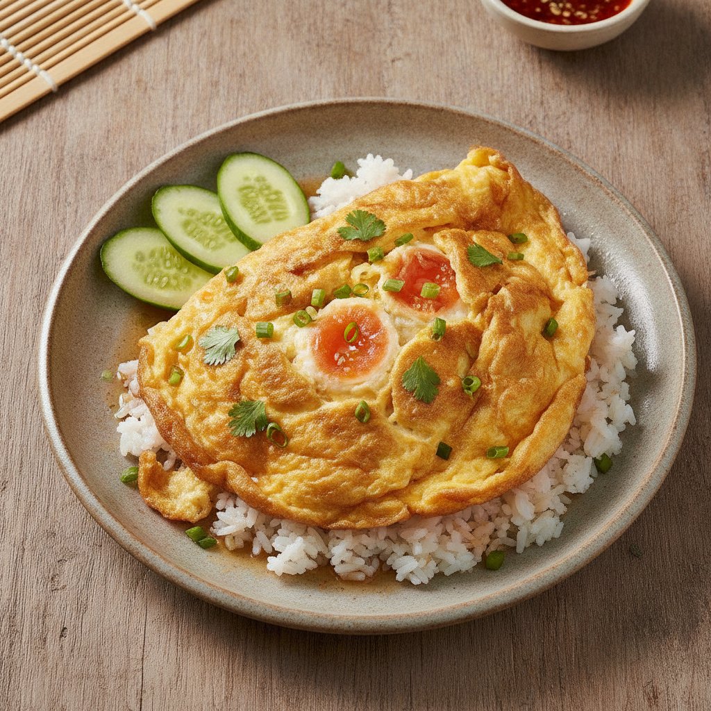 Salted Egg Omelette