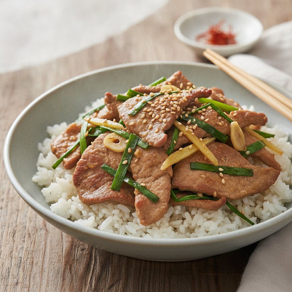 Garlic Chive Liver Stir Fry (Low-Chol)