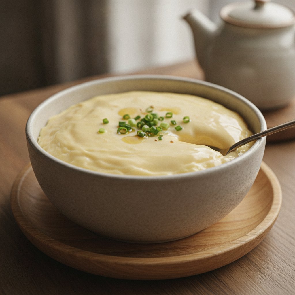 Steamed Egg Custard (Low-Calorie)