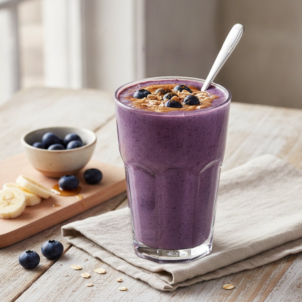 Blueberry Oat Smoothie (Gluten-Free)