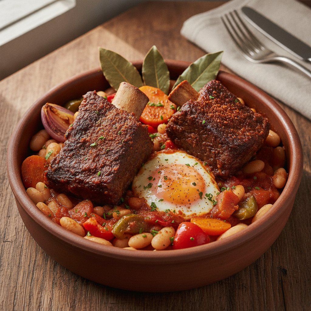 Baked Beef Short Ribs with Vegetables (High-Protein)