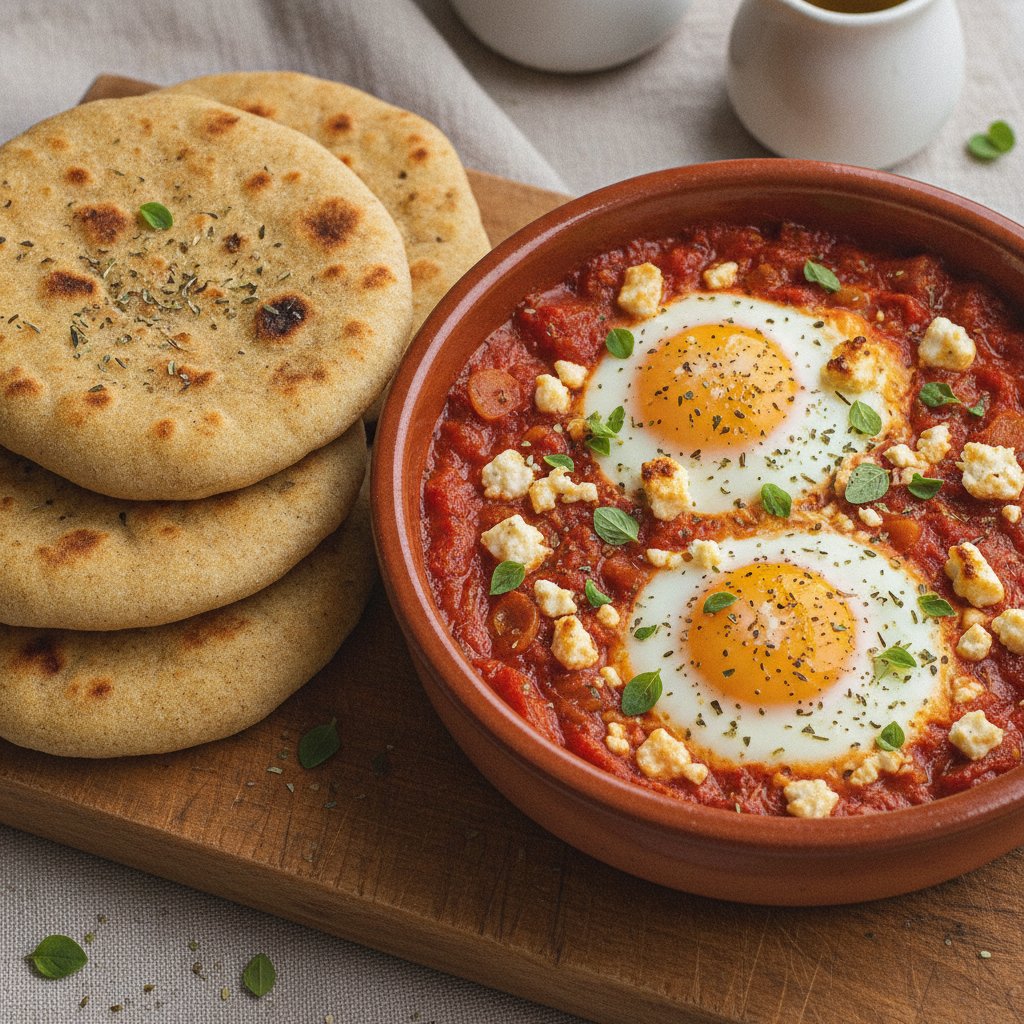 Feta Cheese Baked Eggs (Gluten-Free)