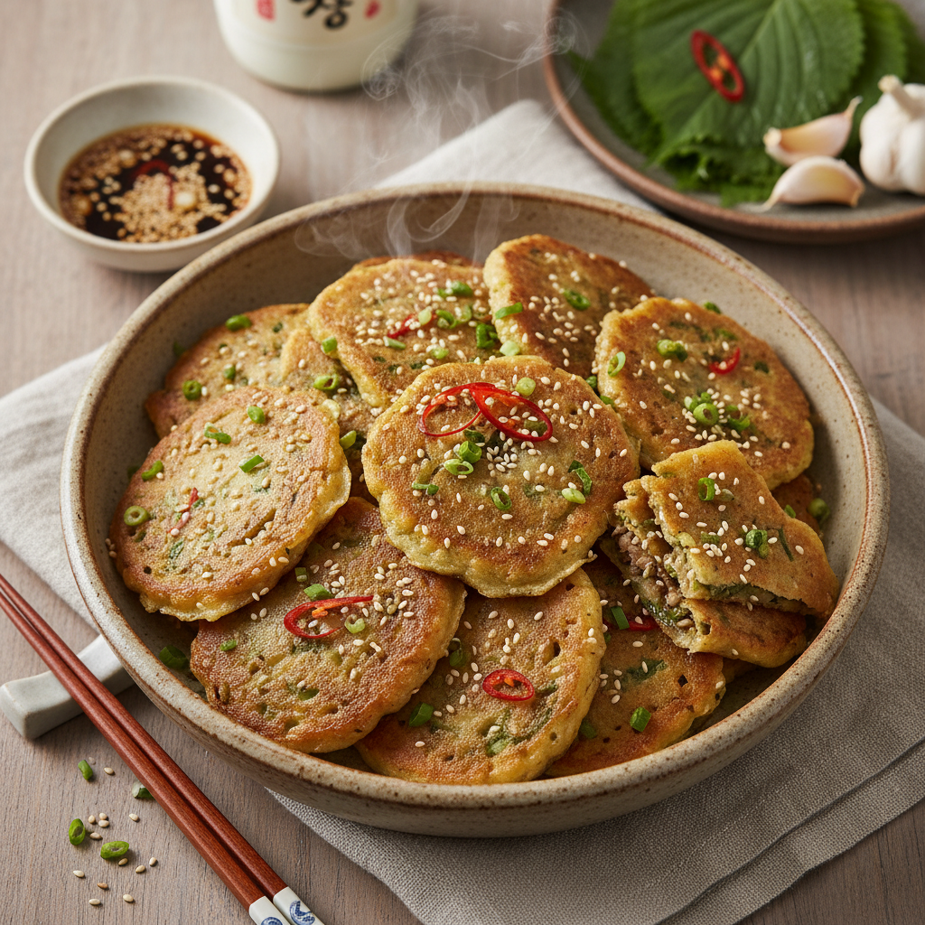 Kkaennip Jeon Perilla Leaf Pancake Bowl