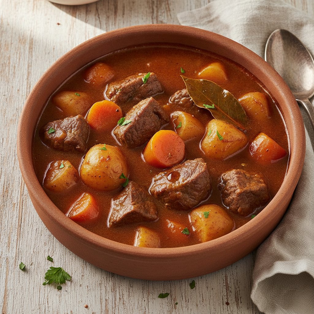 Spanish Beef and Potato Stew (Gluten-Free)