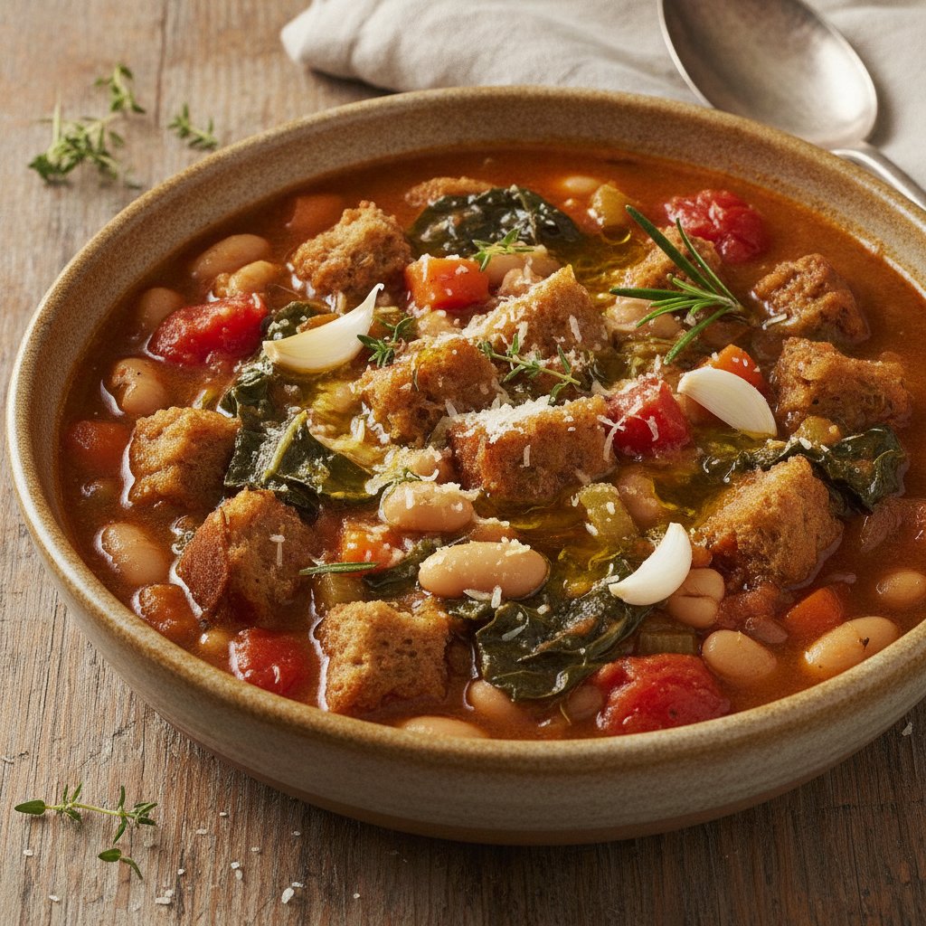 Tuscan Bread and Vegetable Stew (Gluten-Free)