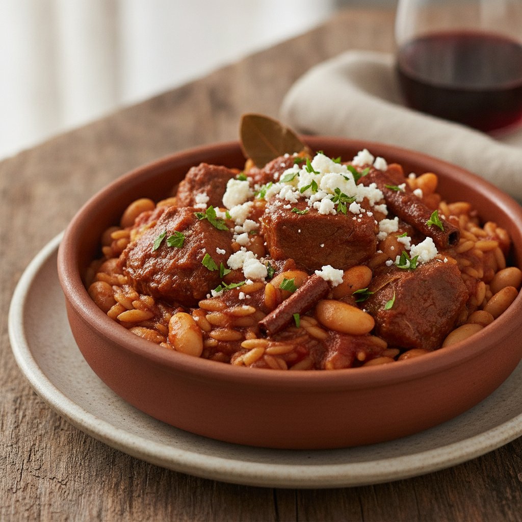 Braised Lamb with Pasta (High-Protein)
